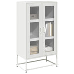 ZNTS Highboard White 68x39x123 cm Steel 853361