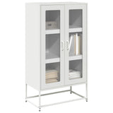 ZNTS Highboard White 68x39x123 cm Steel 853361