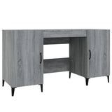 Desk Grey Sonoma 140x50x75 cm Engineered Wood 817553