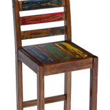 Bar Stools 2 pcs Solid Reclaimed Wood 245800