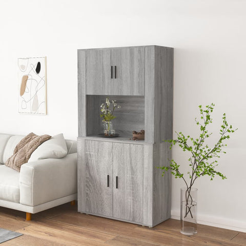 Highboard Grey Sonoma Engineered Wood 3185357