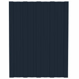 Roof Panel 12 pcs Anthracite 60 x 45 cm Galvanised steel 42047104
