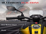 12V Honda Licensed Kids Electric Motorbike w/ Music, Headlights, Early Education Function, for Ages T3398P422378