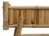 Garden Planter with Holder Natural 100 x 38 x 74 cm Bamboo 42028230