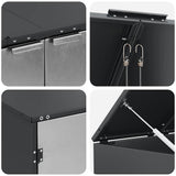 Wheelie Bin Storage for 3 Bins Anthracite 204 x 77.5 x 115.5 cm 3394779