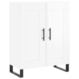 Sideboard High Gloss White 69.5x34x90 cm Engineered Wood 830222