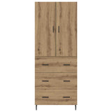 Highboard 2 pcs Artisan Oak 69.5 x 34 x 180 cm Engineered Wood 3415865