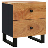 Bedside Cabinets 2 pcs 40x33x46 cm Solid Wood Acacia 345217