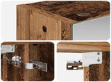 Bathroom Mirror Cabinet Old Wood 80 x 14.5 x 70 cm 889117