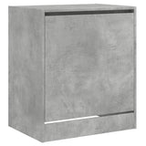 Shoe Cabinet Concrete Grey 60x42x69 cm Engineered Wood 839983