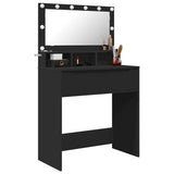 Bedroom Dressing Tables with Drawer Black 80 x 39.6 x 135 cm 888968
