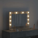 Vanity Mirror Rectangular Concrete Grey 60 x 45 x 18 cm 868312