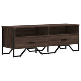 TV Cabinet Brown Oak 122x34x41 cm Engineered Wood 848583