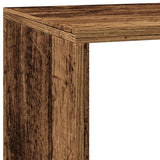 Room Divider Bookcase 3-Tier Old Wood 137.5x29x103.5 cm Engineered Wood 857983