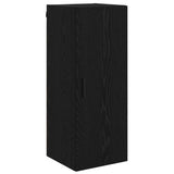 Wall Mounted Cabinet Black Oak 34.5 x 34 x 90 cm 882612