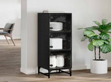 Sideboard Black Oak 35 x 37 x 117 cm 883539