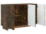 Sideboard Smoked Oak 89 x 34.5 x 80 cm Engineered Wood 893960