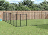 Outdoor Dog Kennel Steel 50.82 m 3082325