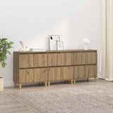 Sideboards 3 pcs Artisan Oak 60 x 35 x 70 cm Engineered Wood 3415574