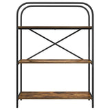 Bookshelf Smoked Oak 80 x 30 x 109 cm Engineered wood 879847