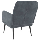 Armchair Dark Grey Velvet 42024042