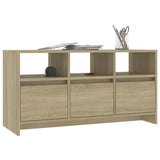 TV Cabinet Sonoma Oak 102x37.5x52.5 cm Engineered Wood 809803