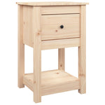 ZNTS Bedside Cabinets 2 pcs 40x35x61.5 cm Solid Wood Pine 821730