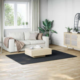 Washable Rug Soft Shaggy Black 160x230 cm Anti Slip 3188007