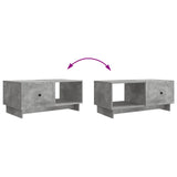 Coffee Table Concrete Grey 90 x 50 x 40 cm Engineered Wood 894038