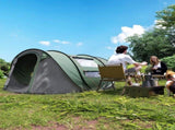 4-5 Person Pop-up Camping Tent Family Tent w/ 2 Mesh Windows & PVC Windows Portable Carry Bag for T3398P348705