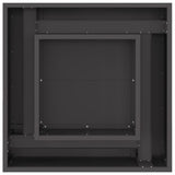 Fire Pit Black 60 x 60 x 30 cm Steel 858962
