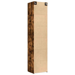 Slim Storage Cabinet Smoked Oak 50x42.5x225 cm Engineered Wood 3281305