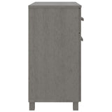 Sideboard HAMAR Light Grey 79x40x80 cm Solid Wood Pine 340439