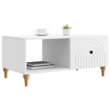 Coffee Table White 90 x 50 x 40 cm Engineered Wood 894265