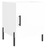 Bedside Cabinets 2 pcs High Gloss White 40x40x50 cm Engineered Wood 827585