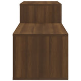 Shoe Cabinet Brown Oak 150x35x45 cm Engineered Wood 816919