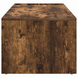 Coffee Table Smoked Oak 101.5 x 50 x 37 cm Engineered Wood 891196