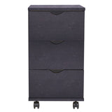 Drawer Unit 33x45x60 cm Black 245726
