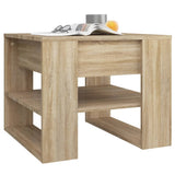 Coffee Table Sonoma Oak 55.5x55x45 cm Engineered Wood 810911