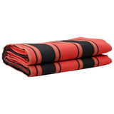 Awning Replacement Fabric Orange and Black 1000 x 160 cm 42000817