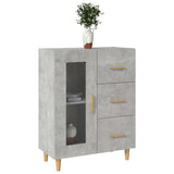 Sideboard Concrete Grey 69,5x34x90 cm Engineered Wood 812208