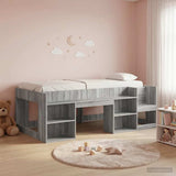 Kids'Bed Frame with Storage Grey Sonoma 98.5 x 200 cm 3422616