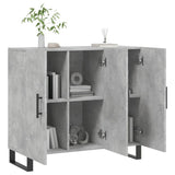 Sideboard Concrete Grey 90x34x80 cm Engineered Wood 828136