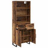 Highboard with Drawer 2 pcs Old Wood Engineered Wood 3415630