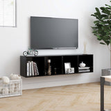 Book Cabinet/TV Cabinet Black 143x30x36 cm 800262
