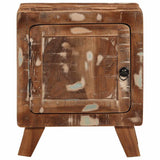 ZNTS Bedside Cabinet 40x32x46 cm Solid Wood Reclaimed 4104509