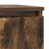 Sideboard with Drawer Smoked Oak 71x35x84 cm Engineered Wood 861593