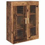 Highboard Old Wood 69.5 x 34 x 180 cm Engineered Wood and Glass 3415775