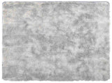 Shaggy Rug High Pile NAVARRA Silver Grey 240x240 cm Polyester 4102892