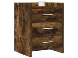 Bedside Tables Smoked Oak 40 x 36 x 70 cm Engineered Wood 8011031